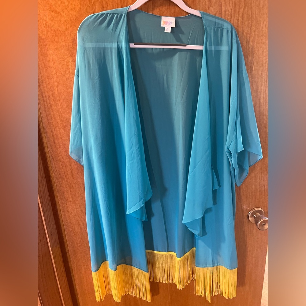 Blue LuLaRoe Swim Coverup